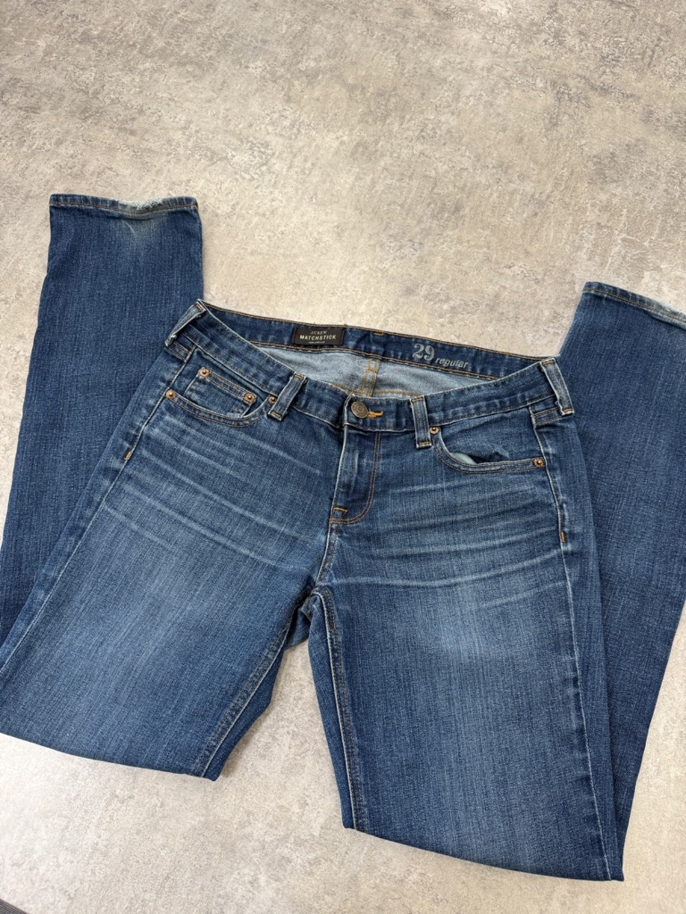J. Crew Women's Skinny Jeans in Medium Blue Wash